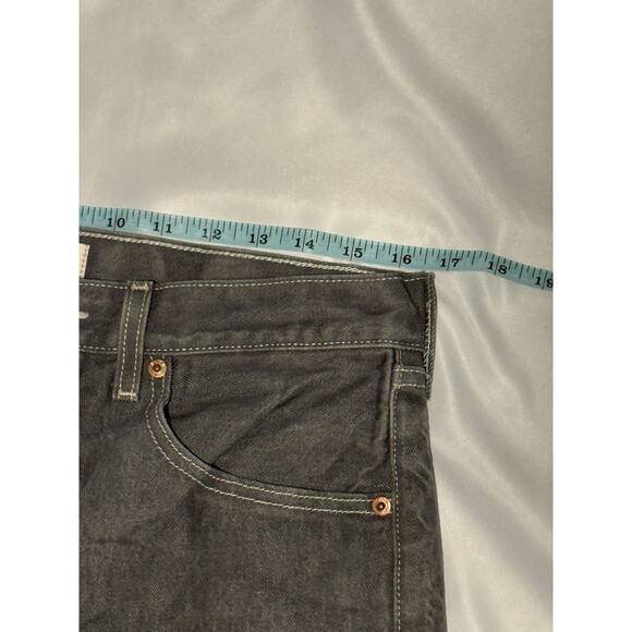 Vintage Button Fly Levi’s 501 Original Fit Straight Leg Jeans Grey Mens 33x32 - Picture 9 of 13
